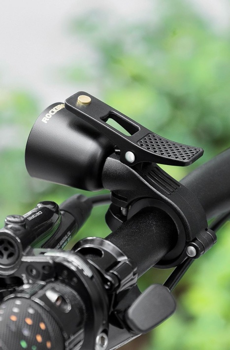 Звонок ROCKBROS черный, ударный в виде рожка, арт 34210005001 7