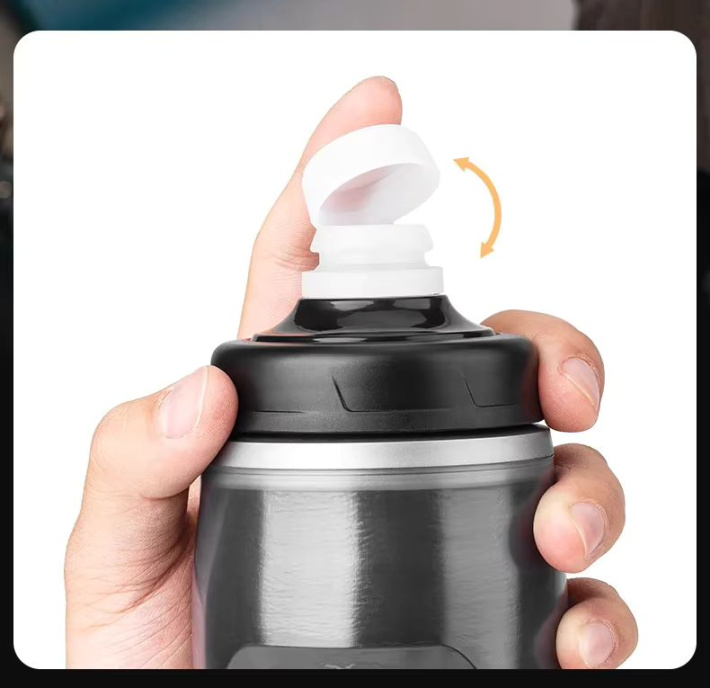 Велофляга Rockbros из нового полиэтиленогого полимера с силиконовым защитным колпачком. Сверхмягкая  9