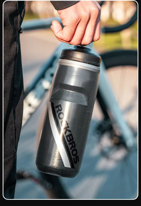 Велофляга Rockbros из нового полиэтиленогого полимера с силиконовым защитным колпачком. Сверхмягкая  10