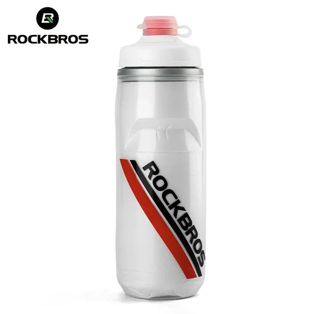 Велофляга ROCKBROS термос 620 мл; белый с лого 1