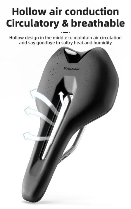 Седло Rockbros спортивное анатомическое с прорезью. Арт. RB_380020001 4