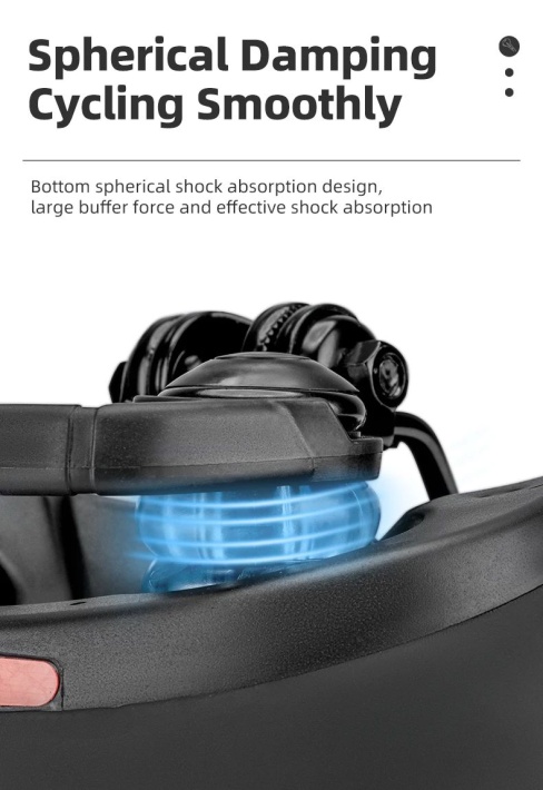 Седло ROCKBROS черное, комфортное 608 5