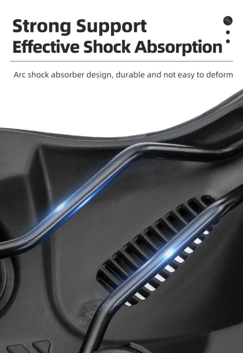 Седло ROCKBROS черное, комфортное 608 6