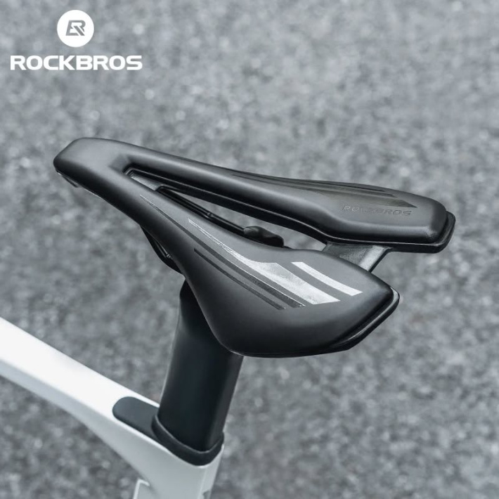 Седло велосипедное ROCKBROS спортивное; черный 6