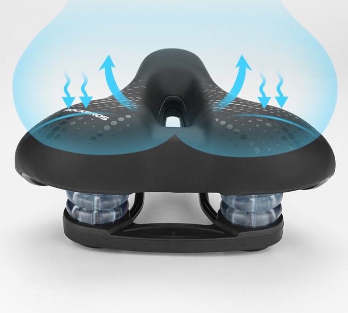 Седло ROCKBROS черное, комфортное с прорезью, арт 38218916001 5