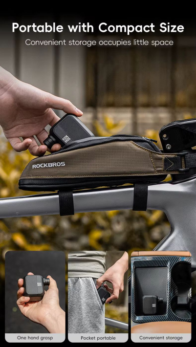 Насос электро Rockbros компактный черный. 100ps, type C, 7.4V* 300mAh. Арт. RB_42720011001 10