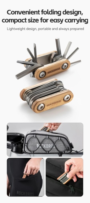 Мультиключ ROCKBROS 8 предметов 5