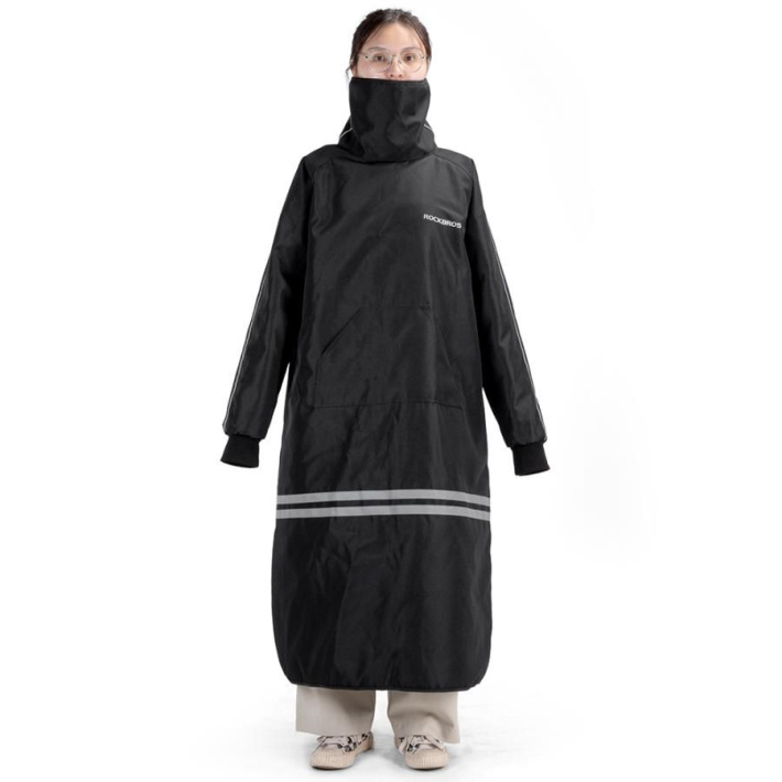 Плащ утепленный с варежками на руль ROCKBROS 3