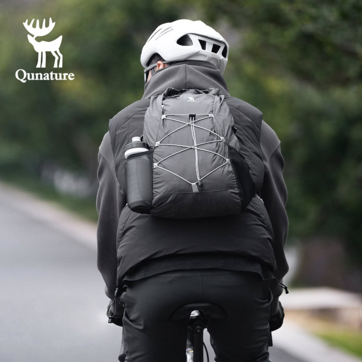 Рюкзак Qunature H49 складной, объем 20 л, 130 г; черный 6