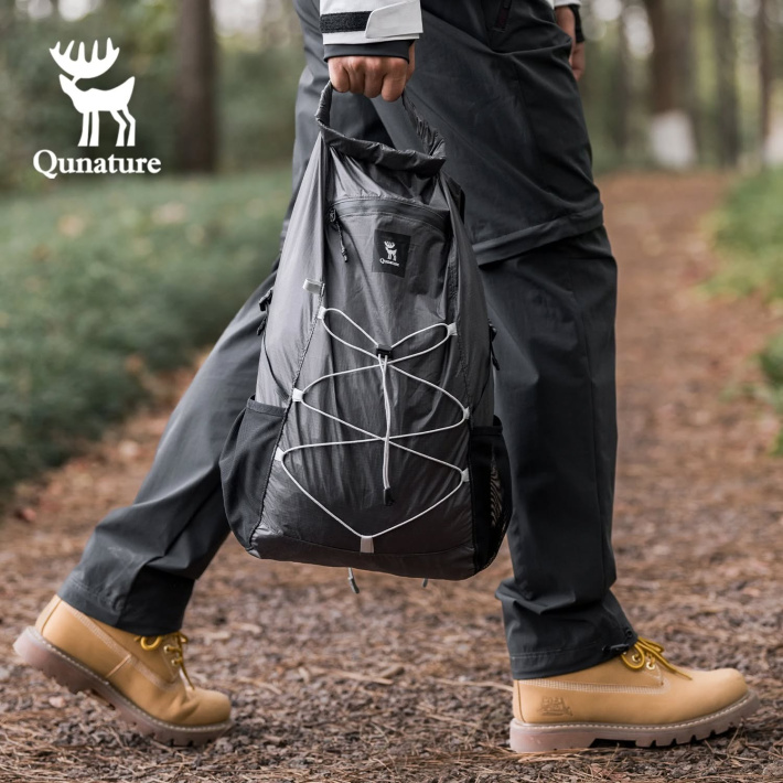 Рюкзак Qunature H49 складной, объем 20 л, 130 г; черный 7