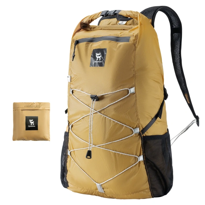 Рюкзак Qunature H49 складной, объем 20 л, 130 г; хаки 2