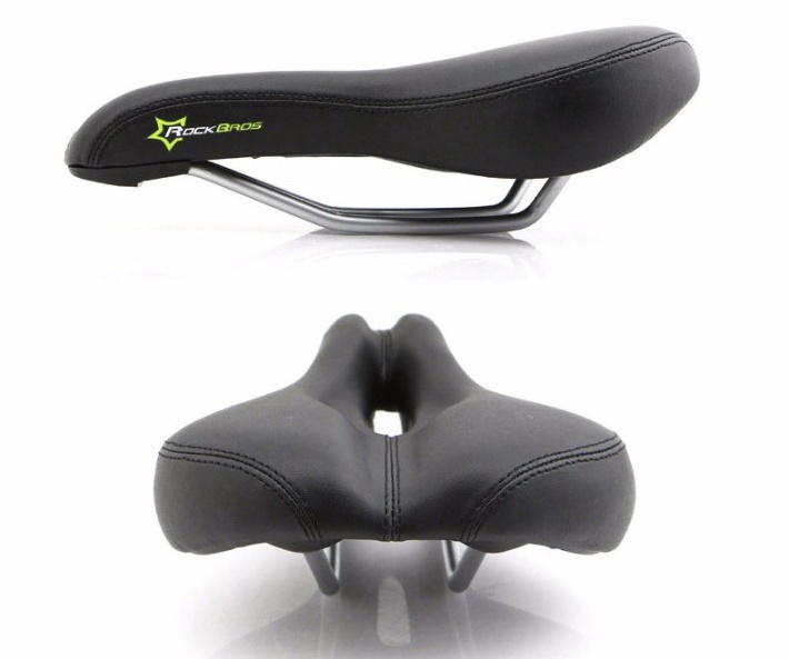 Седло ROCKBROS черное, с прорезью 6