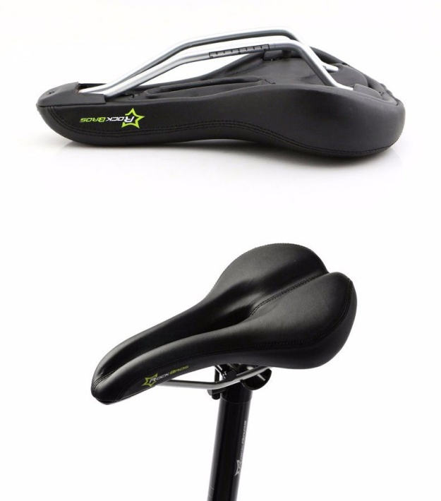 Седло ROCKBROS черное, с прорезью 7