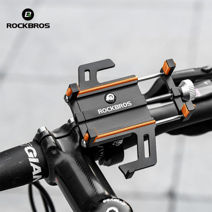 Держатель для телефона ROCKBROS алюминиевый, раздвижной. Арт 699-BO 6