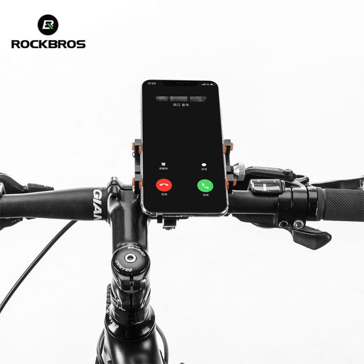 Держатель для телефона ROCKBROS алюминиевый, раздвижной. Арт 699-BO 7