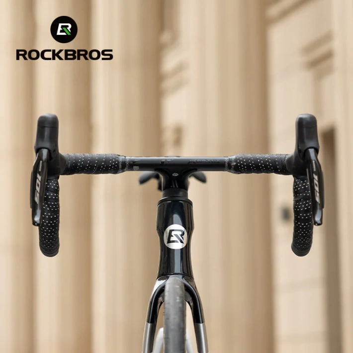 Обмотка руля ROCKBROS силиконовая, с перфорацией, 220 см; черный 2