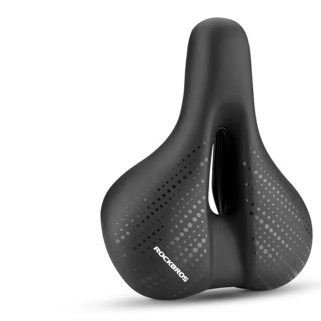 Седло ROCKBROS AQ-6090 комфортное, с ручкой, 260x220x100 мм; черный 1