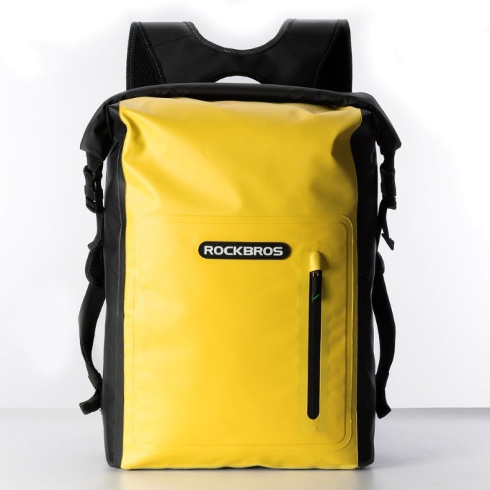 Рюкзак ROCKBROS Желтый. Влагозащитный 2