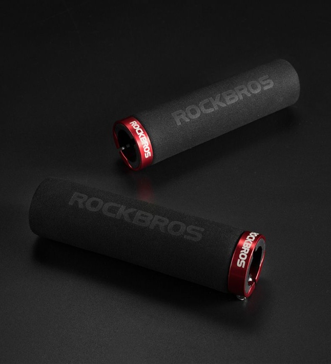 Грипсы с замком ROCKBROS черные, арт BT1001BKBK 4