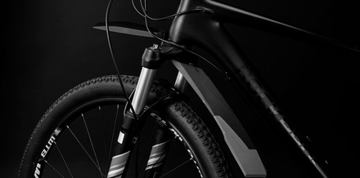 Комплект крыльев ROCKBROS черный серый, увеличенная площадь, арт DNB-890 3