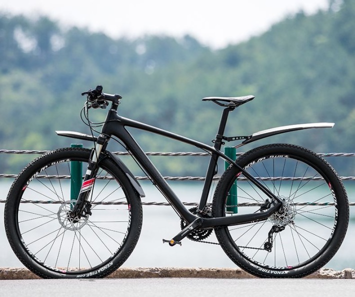 Комплект крыльев ROCKBROS черный серый, увеличенная площадь, арт DNB-890 5