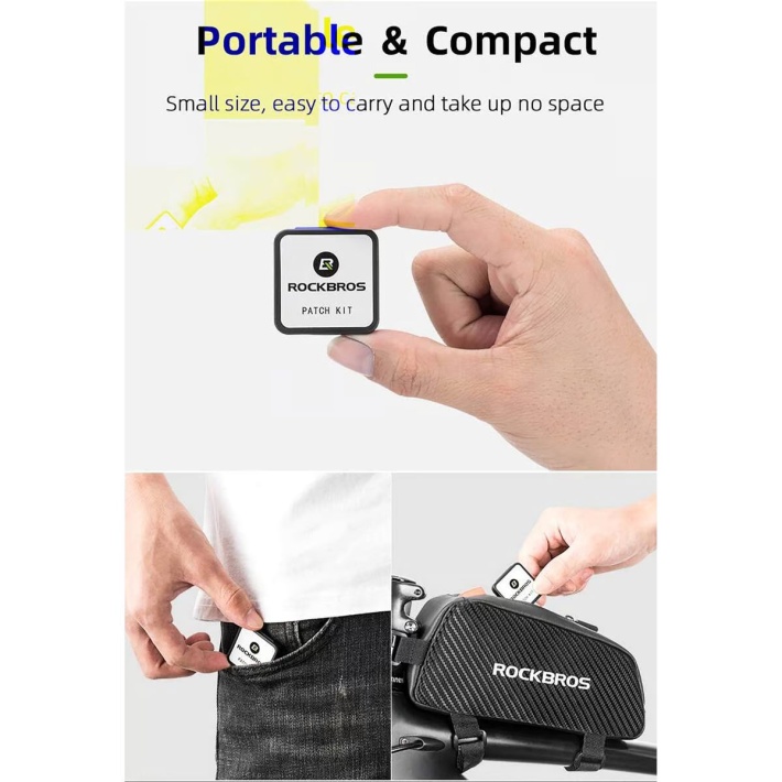 Заплатки ROCKBROS самоклеющие, набор 6 шт 8
