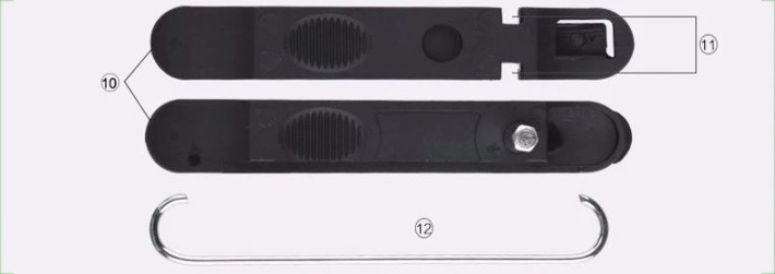 Мультитул ROCKBROS GJ804C 12-в-1; черный 3