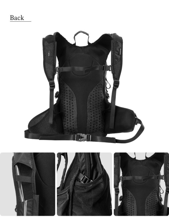 Рюкзак ROCKBROS H9-BK, объем 20 л; черный 10