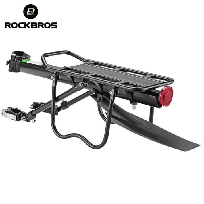 Багажник ROCKBROS HJ10010 консольный, алюминиевый, с опорами, крепления QR; черный 1