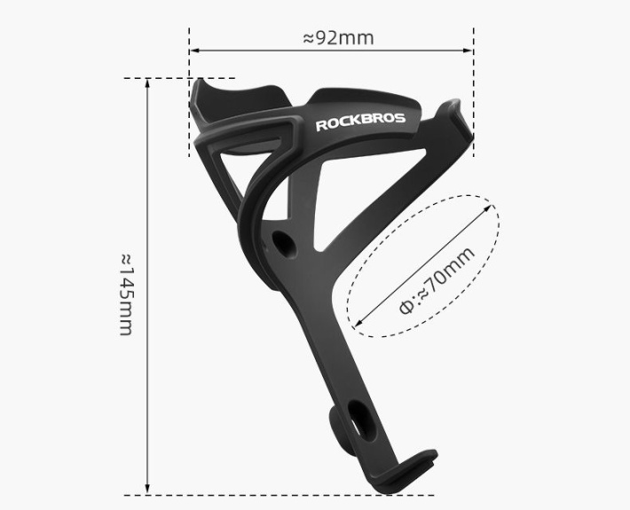Флягодержатель ROCKBROS черный 3