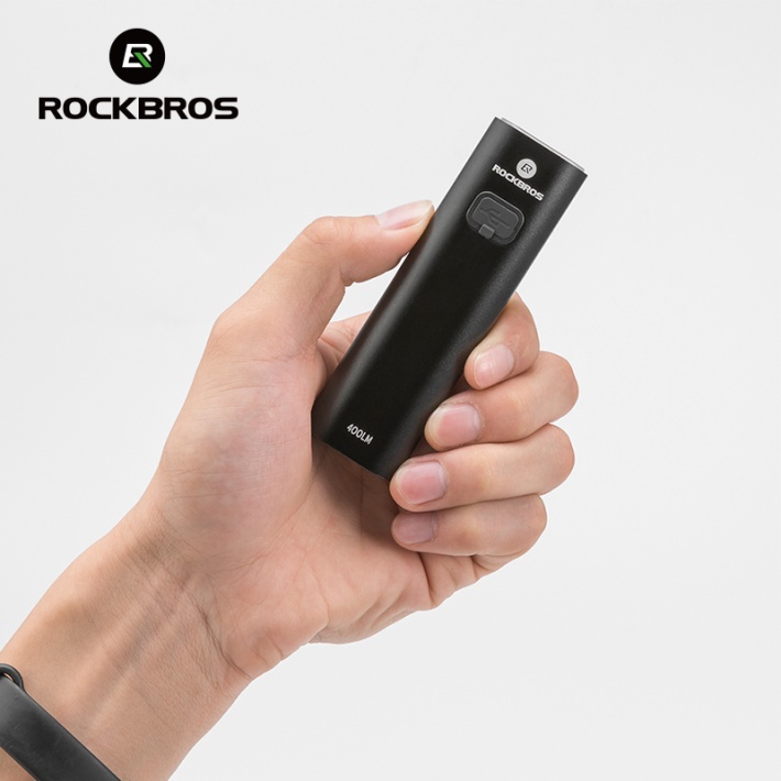 Фонарь передний ROCKBROS 400 люмен, под быстросъемное крепление, без крепежа 6