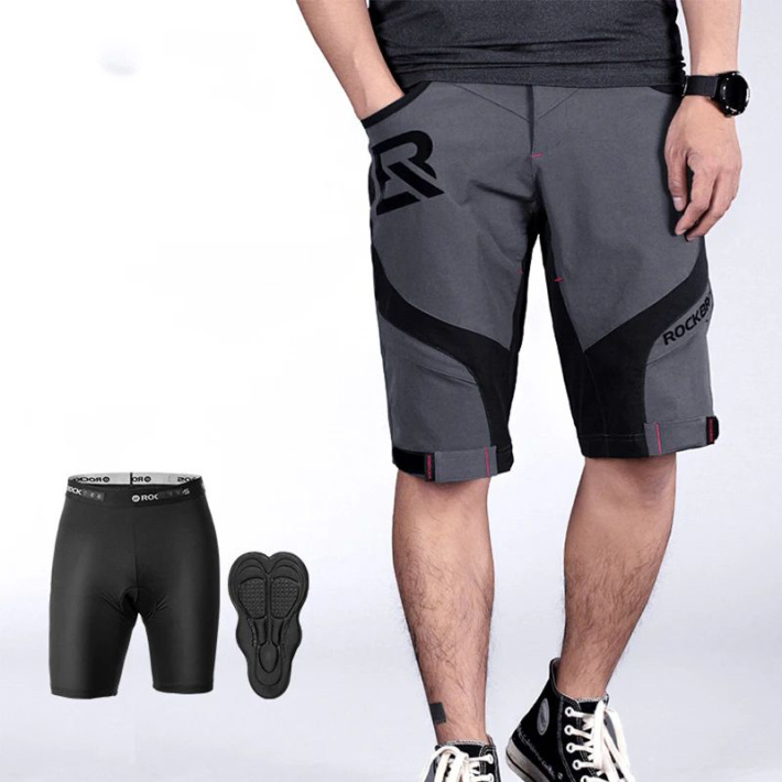 Велошорты трейловые двойные Rockbros мужские 2